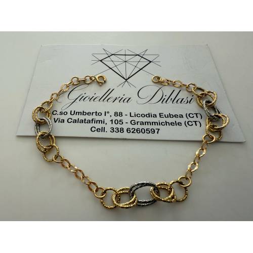 BRACCIALE ORO 18 Kt 750% Donna...