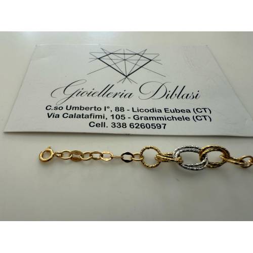 BRACCIALE ORO 18 Kt 750% Donna...
