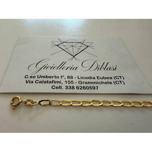 BRACCIALE In ORO GIALLO Unisex Oro 18...