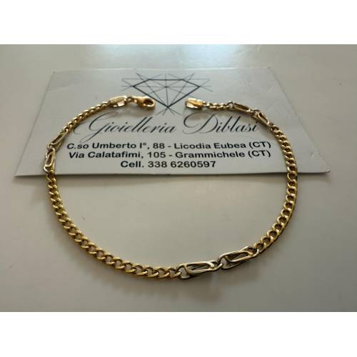 BRACCIALE In ORO 18 Karati 750% Uomo...