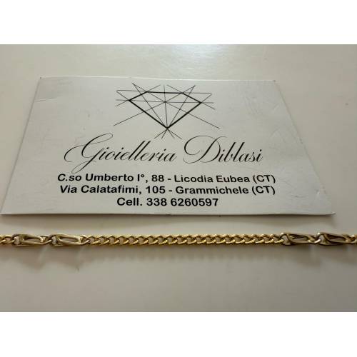 BRACCIALE In ORO 18 Karati 750% Uomo...