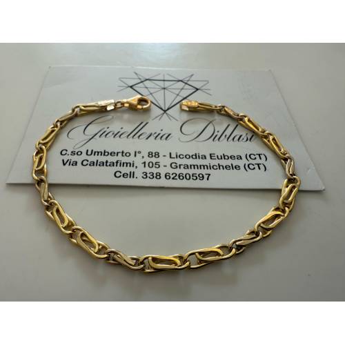 BRACCIALE Uomo Donna Unisex 18 Karati...