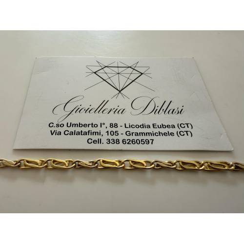 BRACCIALE Uomo Donna Unisex 18 Karati...