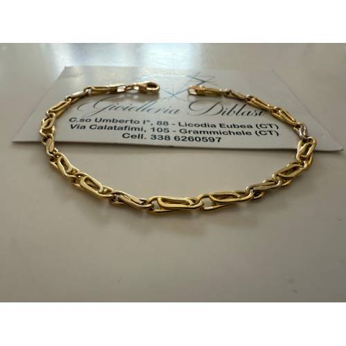 BRACCIALE Uomo Donna Unisex 18 Karati...