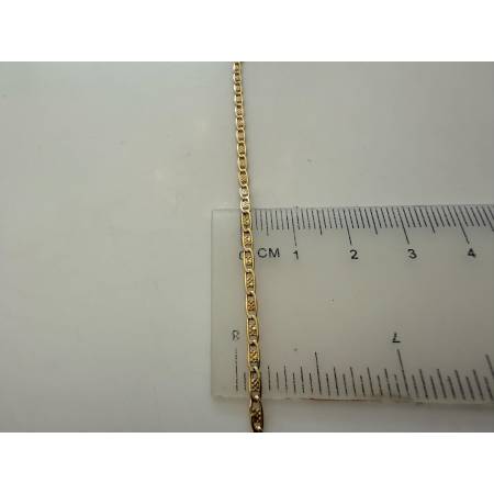 COLLANA In ORO GIALLO 18 Karati 750% Uomo Donna Unisex COLLIER Catena Girocollo