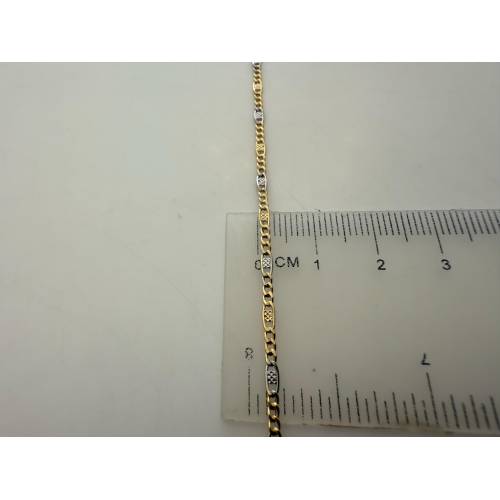 COLLANA In ORO GIALLO BIANCO 18...