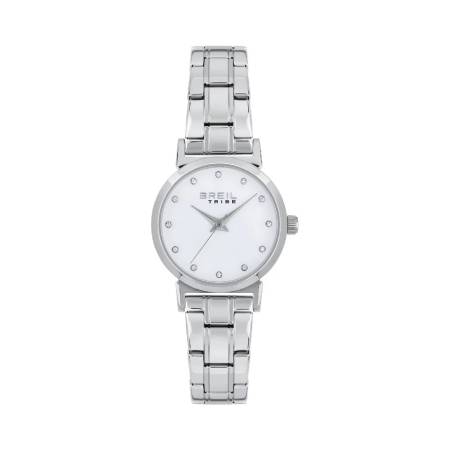 OROLOGIO BREIL Donna Da Polso BELLA In Acciaio Argento Bianco Solotempo EW0612