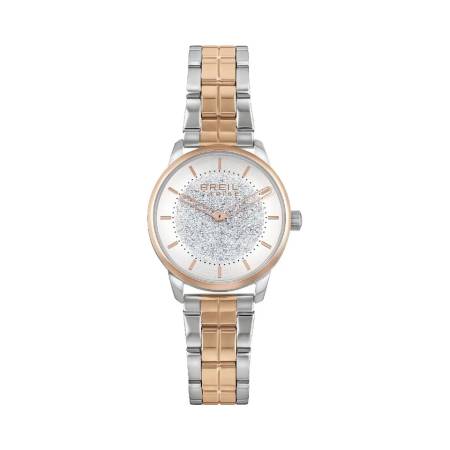 OROLOGIO BREIL Donna Da Polso LUCILLE Acciaio Argento Oro Rosa Solotempo EW0542