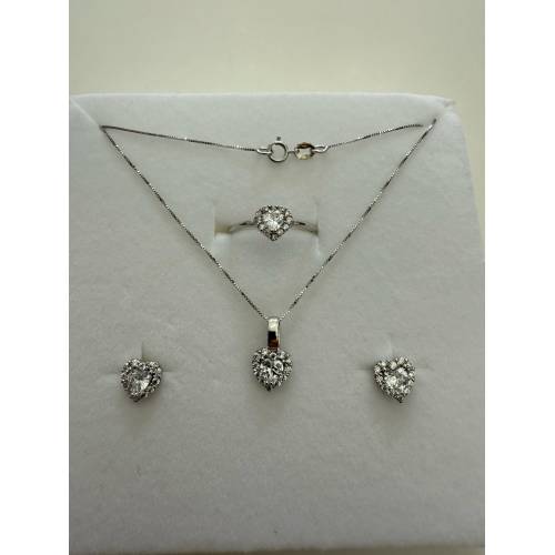 Parure COLLANA PUNTO LUCE ORECCHINI...