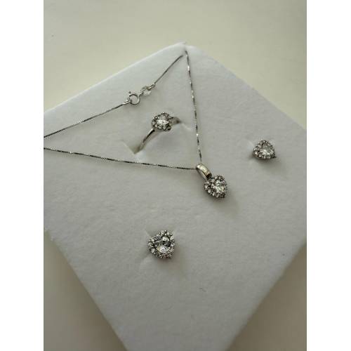 Parure COLLANA PUNTO LUCE ORECCHINI...