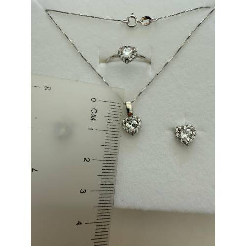 Parure COLLANA PUNTO LUCE ORECCHINI...