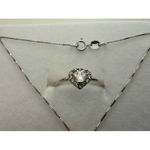 Parure COLLANA PUNTO LUCE ORECCHINI...