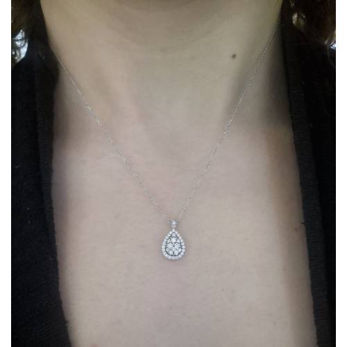 COLLANA PUNTO LUCE DIAMANTI Forma A...