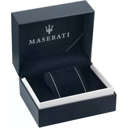 Orologio Cronografo Uomo MASERATI SUCCESSO In Acciaio E Pelle NERO R8871621006