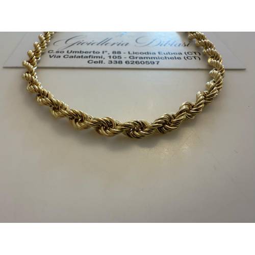 COLLANA Girocollo ORO GIALLO 18 KT...