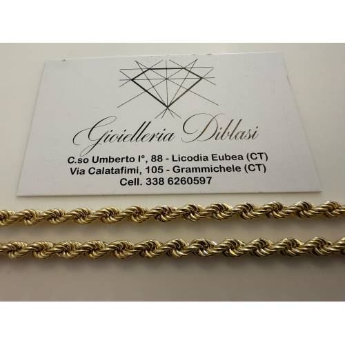 COLLANA Girocollo ORO GIALLO 18 KT...