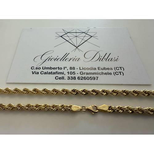COLLANA Girocollo ORO GIALLO 18 KT...