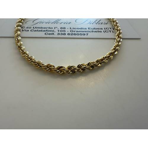 COLLANA Girocollo ORO GIALLO 18 KT...