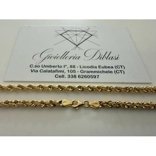 COLLANA Girocollo ORO GIALLO 18 KT...