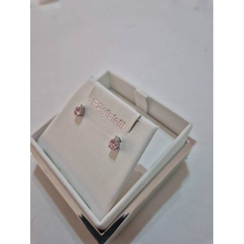 ORECCHINI PG GIOIELLI QUARZO ROSA...