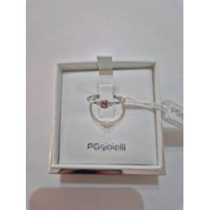 ANELLO SOLITARIO Oro Bianco...