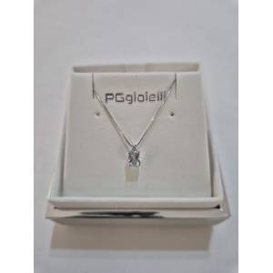 COLLANA ACQUAMARINA Ovale E...