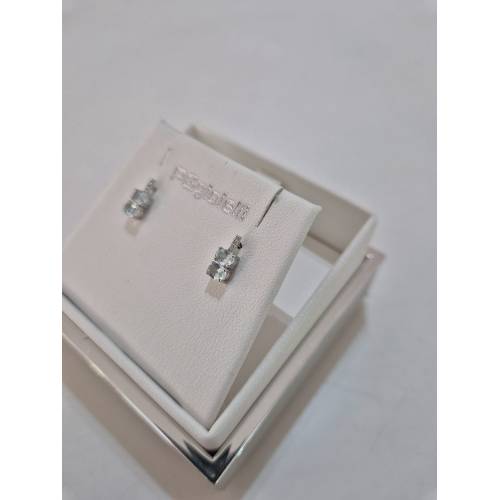 ORECCHINI Con ACQUAMARINA E DIAMANTI...