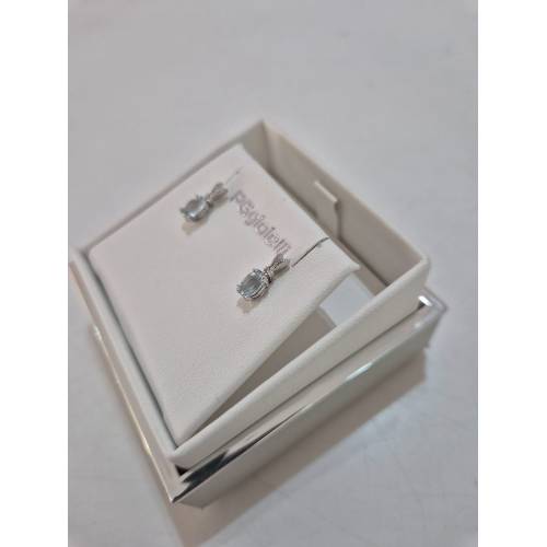 ORECCHINI Con ACQUAMARINA E DIAMANTI...