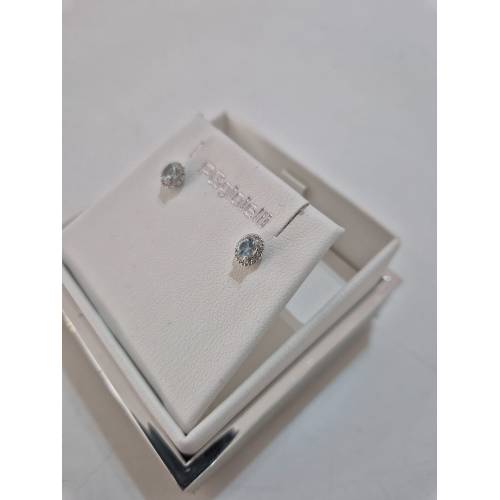 ORECCHINI Con ACQUAMARINA E DIAMANTI...