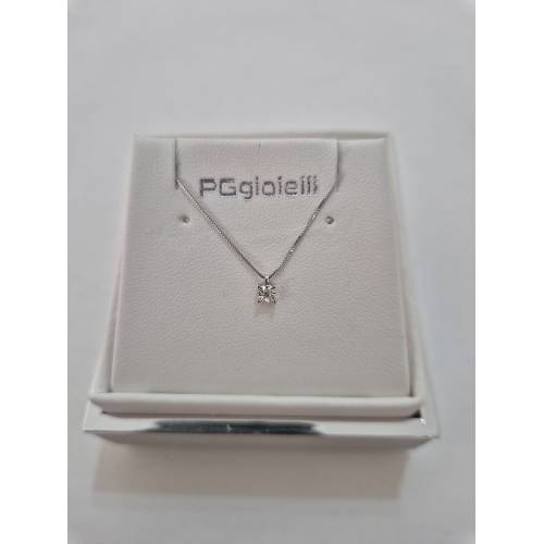 COLLANA PUNTO LUCE Con DIAMANTE...