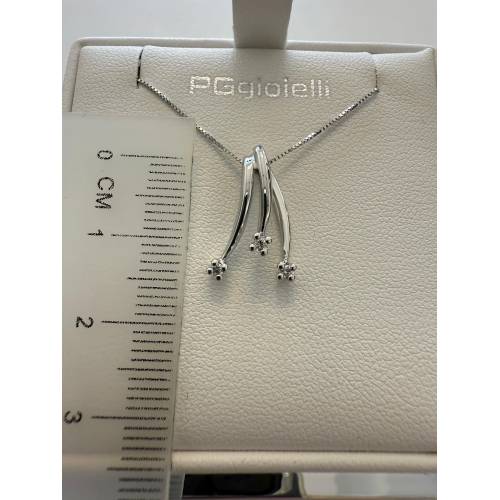 COLLANA TRILOGY Pendente Con DIAMANTI...