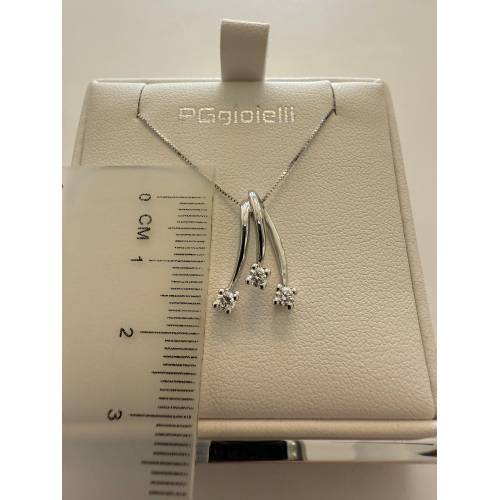 COLLANA TRILOGY Pendente Con DIAMANTI...