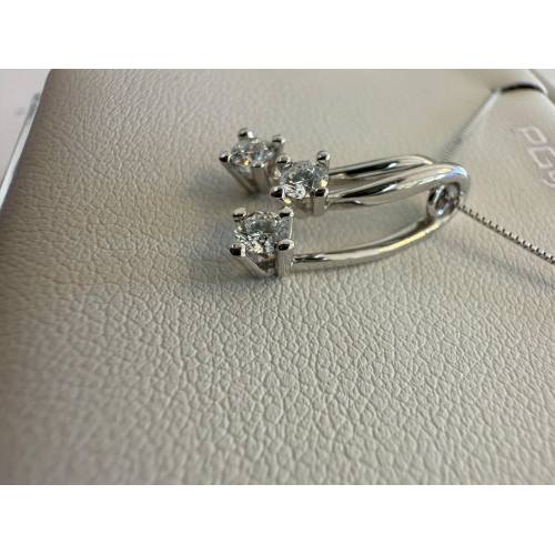 COLLANA TRILOGY Pendente Con DIAMANTI...