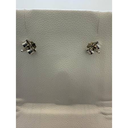 ORECCHINI TRILOGY Pendenti Con DIAMANTI PG GIOIELLI ORO BIANCO 18 Kt 750% Donna