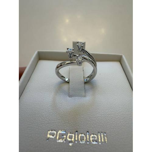 ANELLO TRILOGY DIAMANTI Taglio...