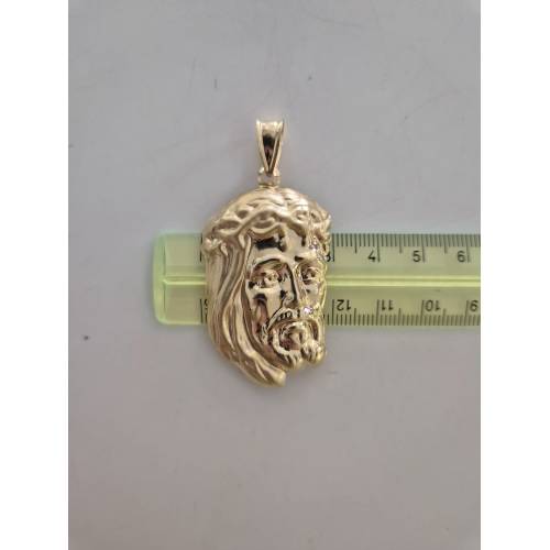 CIONDOLO Pendente MEDAGLIA VOLTO DI...