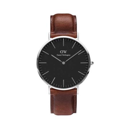 Orologio Uomo Daniel Wellington Classic St. Mawes DW00100130 Marrone Nero Pelle