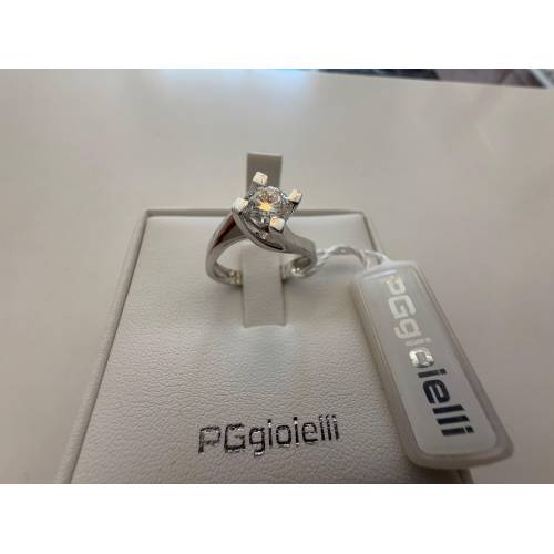 ANELLO SOLITARIO DIAMANTE Taglio...