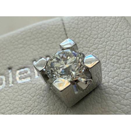 ORECCHINI PG GIOIELLI DIAMANTI 1,00 Carato Punto Luce In ORO BIANCO 18 Kt 750%