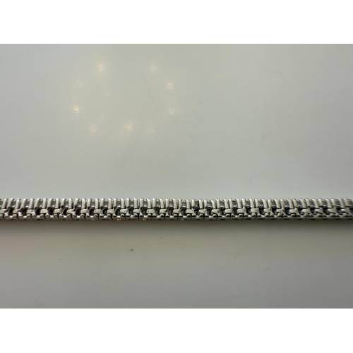 COLLANA TENNIS In Oro Bianco 18 Kt...