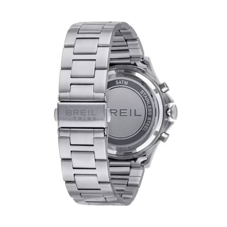 OROLOGIO BREIL TRIBE UOMO KART Da Polso Acciaio CRONOGRAFO Argento Nero EW0658