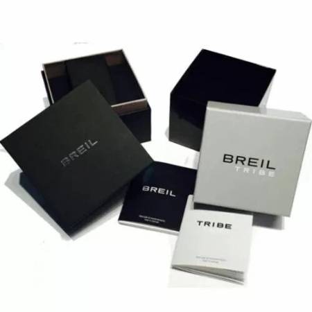 OROLOGIO BREIL TRIBE UOMO KART Da Polso Acciaio CRONOGRAFO Argento Nero EW0658