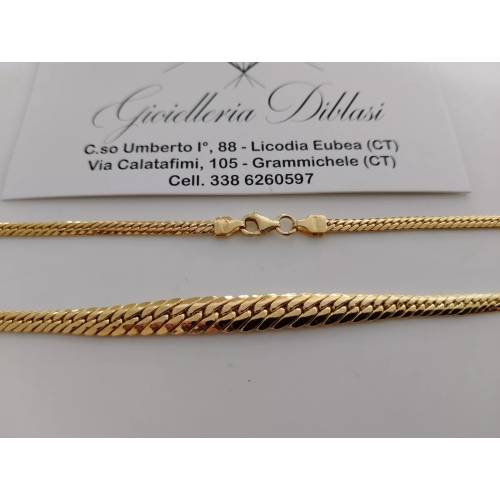COLLANA ORO GIALLO 18 Kt 750% Donna...