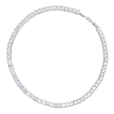 COLLANA OTTAVIANI Donna In OTTONE Placcato Argentata Silver Con Zirconi 500908C