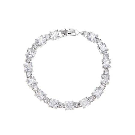 BRACCIALE Da OTTAVIANI Donna In OTTONE Placcato Argentato Con Zirconi 500903B