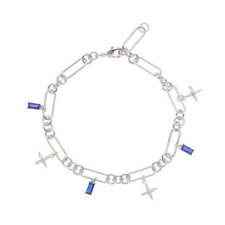 BRACCIALE Da OTTAVIANI Donna In OTTONE Placcato Argentato Con Zirconi 501108B