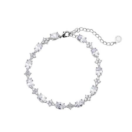 BRACCIALE Da OTTAVIANI Donna In OTTONE Placcato Argentato Con Zirconi 500697B