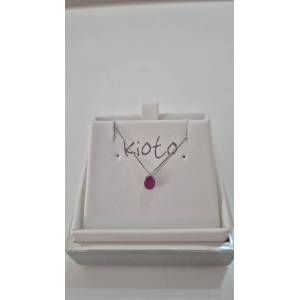 COLLANA RUBINO Ovale E...