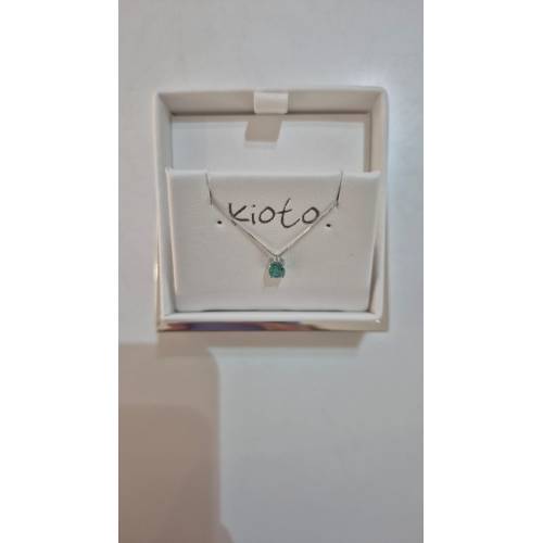 COLLANA SMERALDO Ovale DIAMANTE KIOTO...