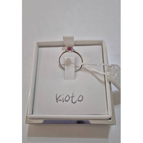 ANELLO KIOTO Solitario Con RUBINO...